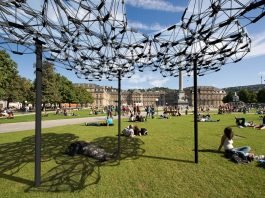 Test des Cyber Physical Macro Materials in Stuttgart