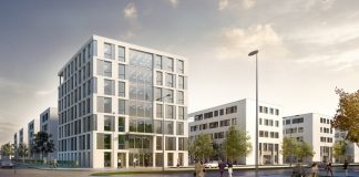 Rendering des Tower B5 in Berlin Adlershof. Bild: T. Merkau/immobilien-experten-ag